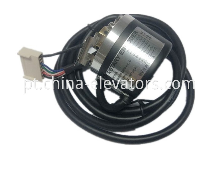 Codificador rotativo para o operador da porta do elevador Hyundai HD40H8-2500-4-L-B Rotary Encoder for Hyundai Elevator Door Operator HD40H8-2500-4-L-B